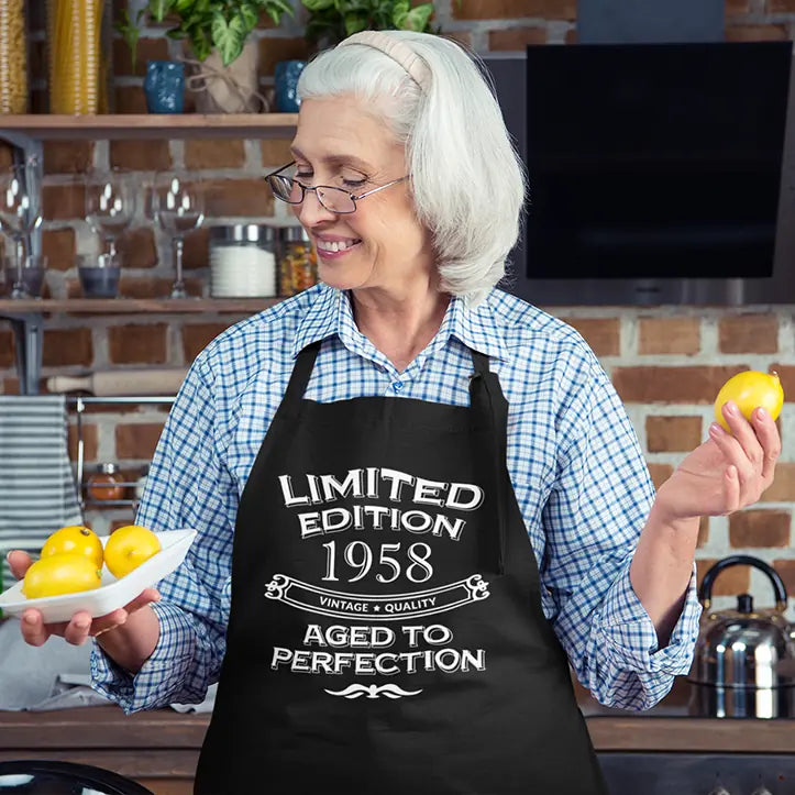 Limited Edition Aged To Perfection Personalized Apron