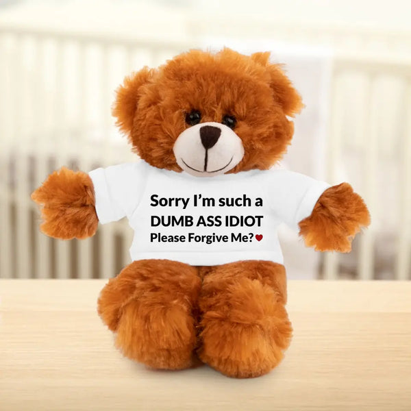 Im Sorry Please Teddy Bear Teddy Bear With Shirt Personalized Bear