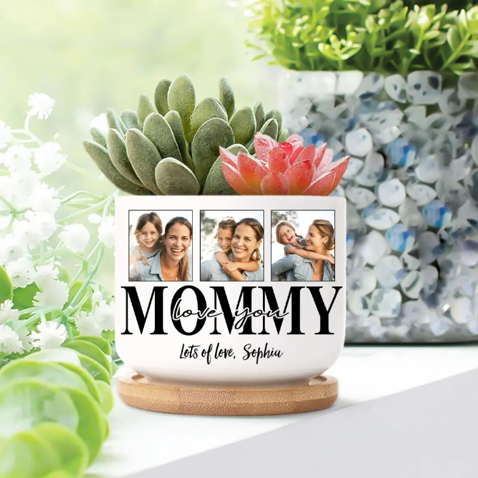 Love You Daddy/Mommy Personalized Plant Pot