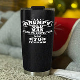 Grumpy Old Man - Personalized Tumbler - Birthday Gift | 306IHPNPTU673