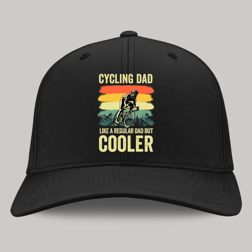 Cycling Dad Like A Regular Dad But Cooler Twill Cap