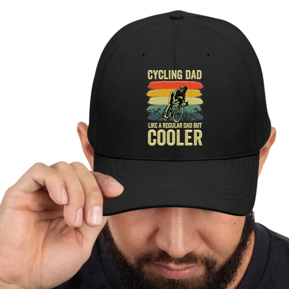 Cycling Dad Like A Regular Dad But Cooler Twill Cap