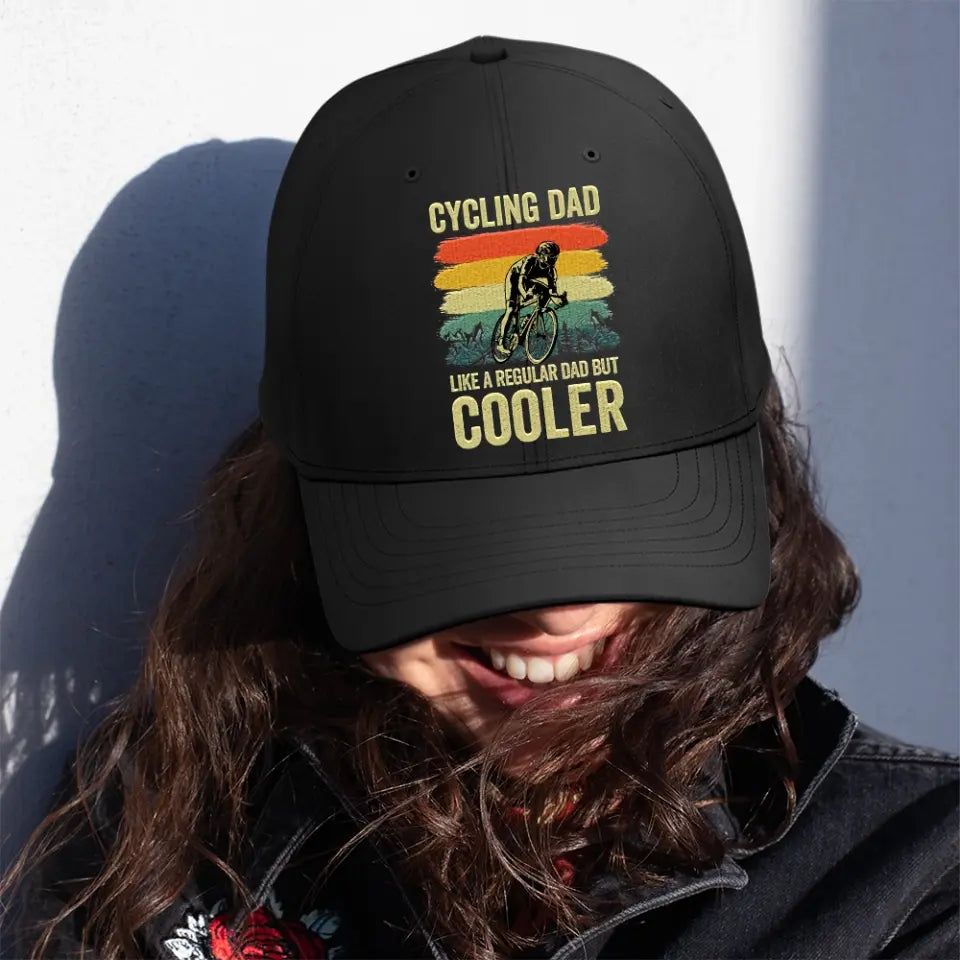 Cycling Dad Like A Regular Dad But Cooler Twill Cap