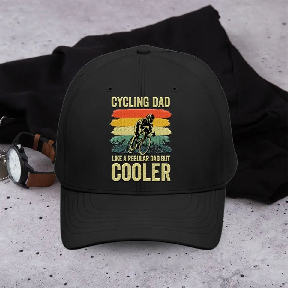 Cycling Dad Like A Regular Dad But Cooler Twill Cap