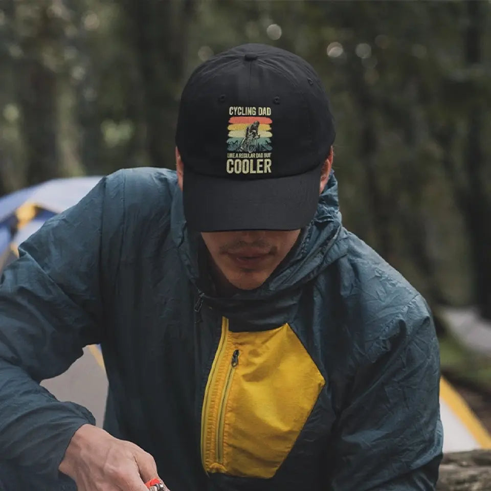 Cycling Dad Like A Regular Dad But Cooler Twill Cap