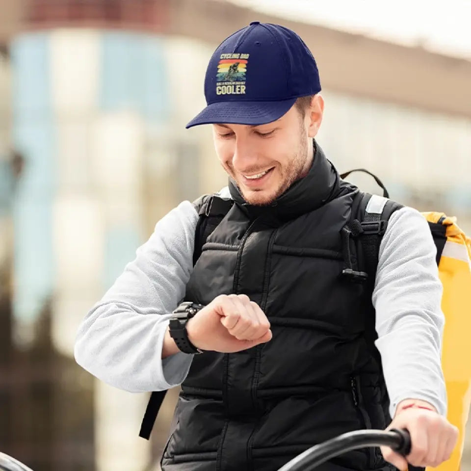 Cycling Dad Like A Regular Dad But Cooler Twill Cap