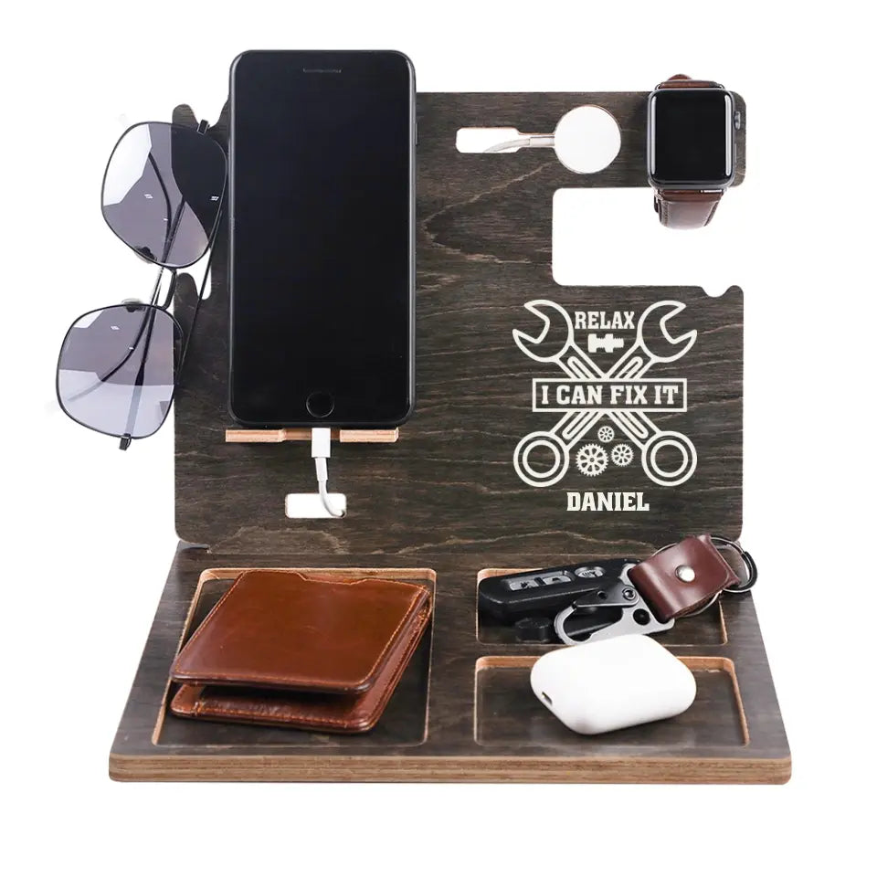 Relax I Can Fix It Custom Docking Station Birthday Gift Ideas For Engineers