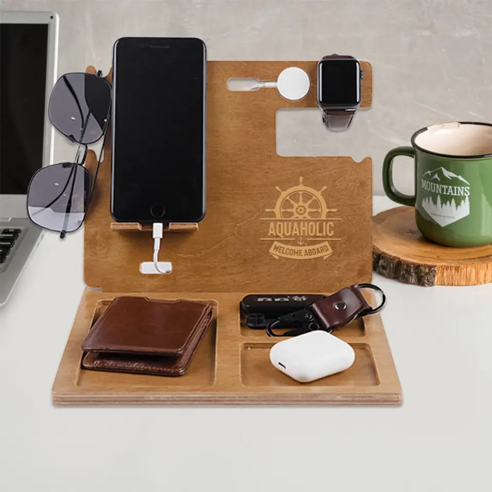 Welcome Aboard - Personalized Dock Station
