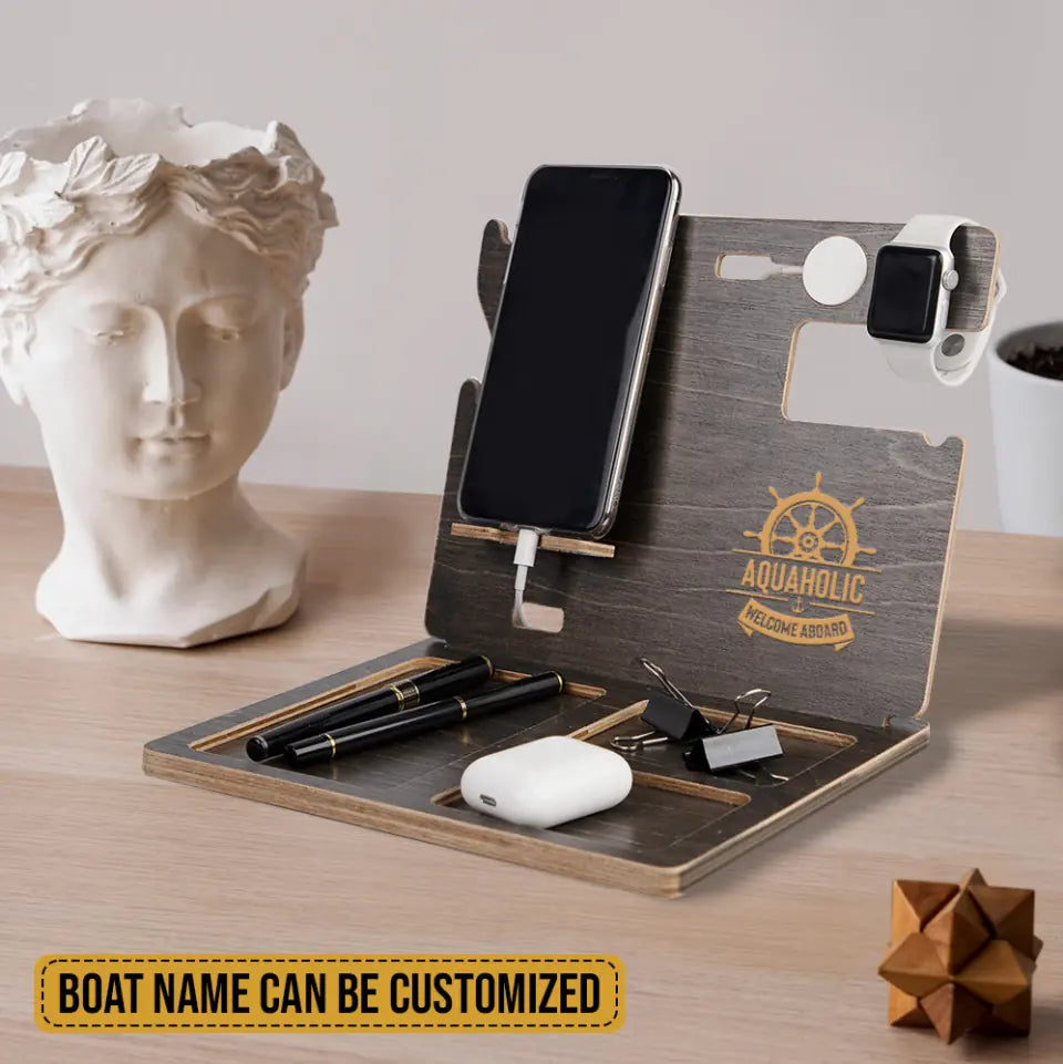 Welcome Aboard - Personalized Dock Station