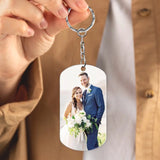 Son-in-law Hand Chosen By Daughter - Stainless Steel Keychain