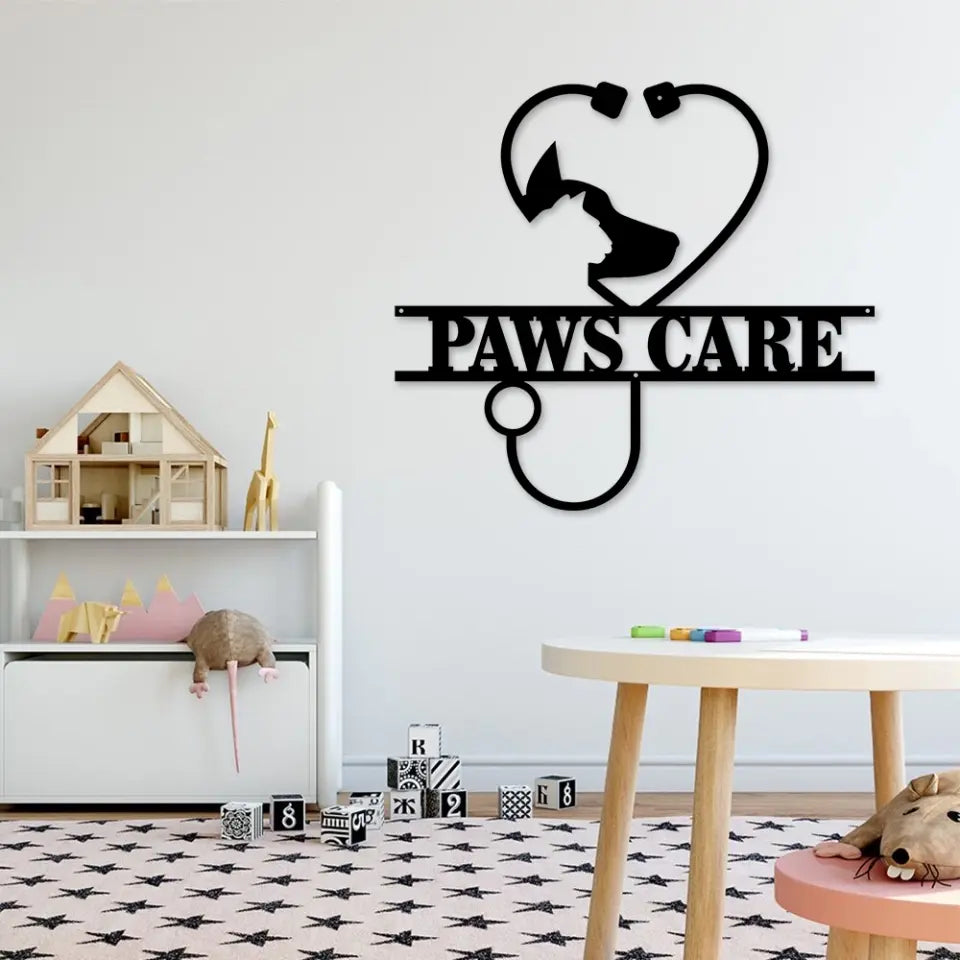 Vet Clinic Personalized Metal Sign Thank You Gift For Veterinarian
