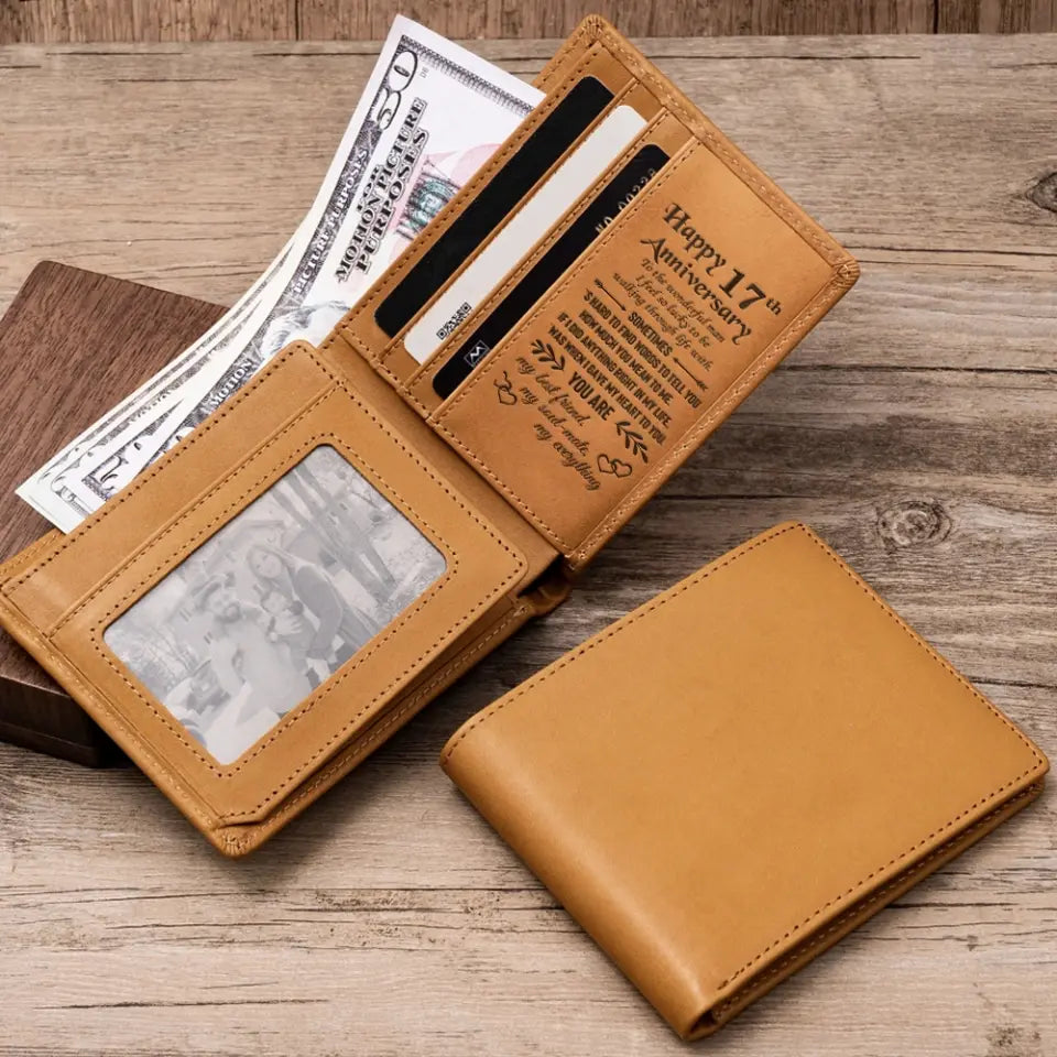 To The Wonderful Man - Personalized Engraved Wallet