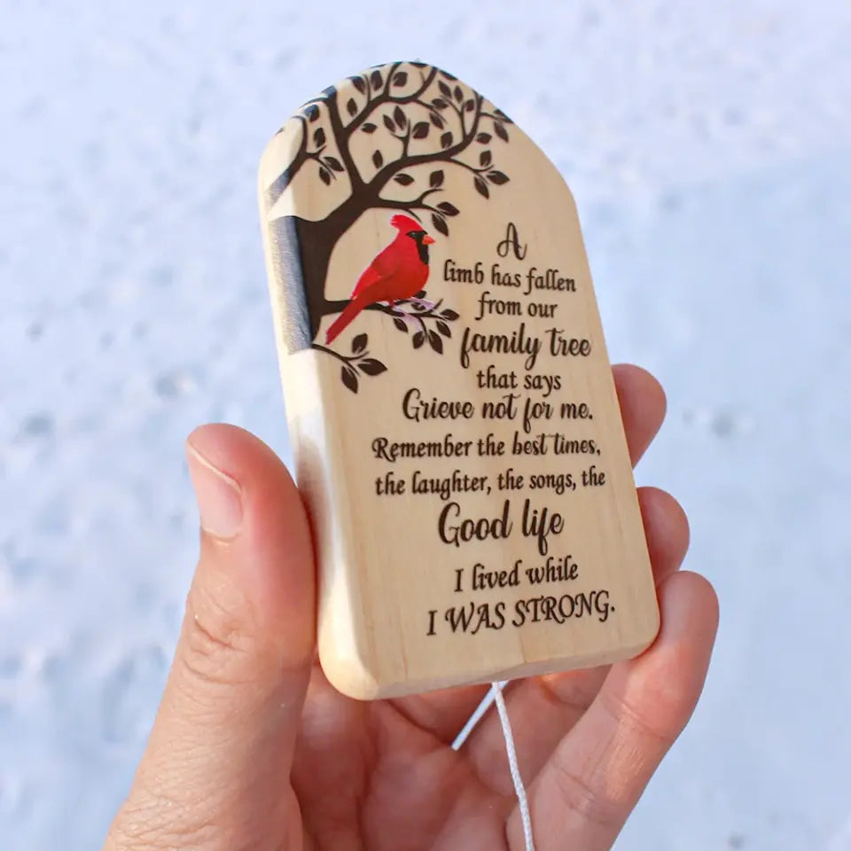 A Limb Has Fallen From Our Family Tree - Personalized Wind Chimes