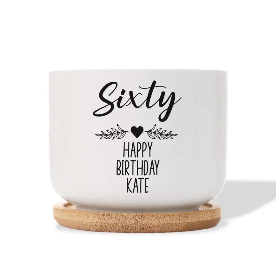 8 Styles Birthday Gifts - Personalized Ceramic Plan Pot - Birthday Gift For Family