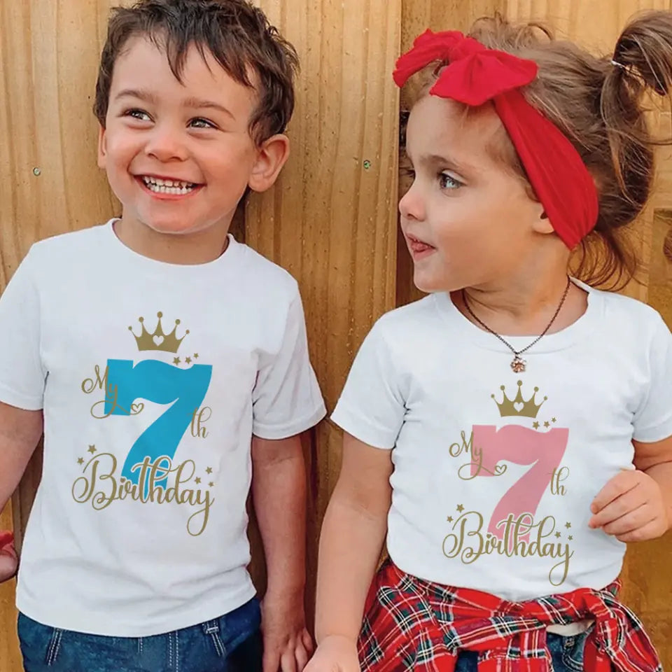 Happy Birthday - Personalized Standard Youth T-shirt - Birthday Gift For Kids Children | 308IHPBNTS902