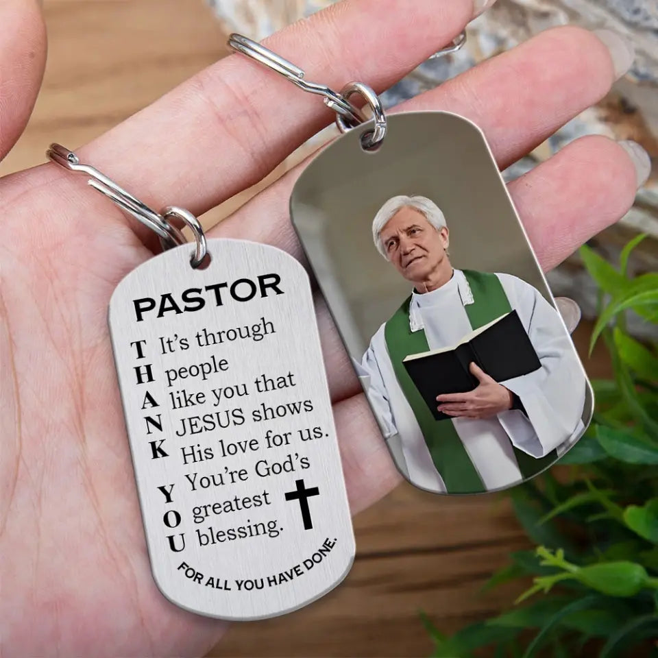 You're God's Greatest Blessings Personalized Stainless Steel Keychain