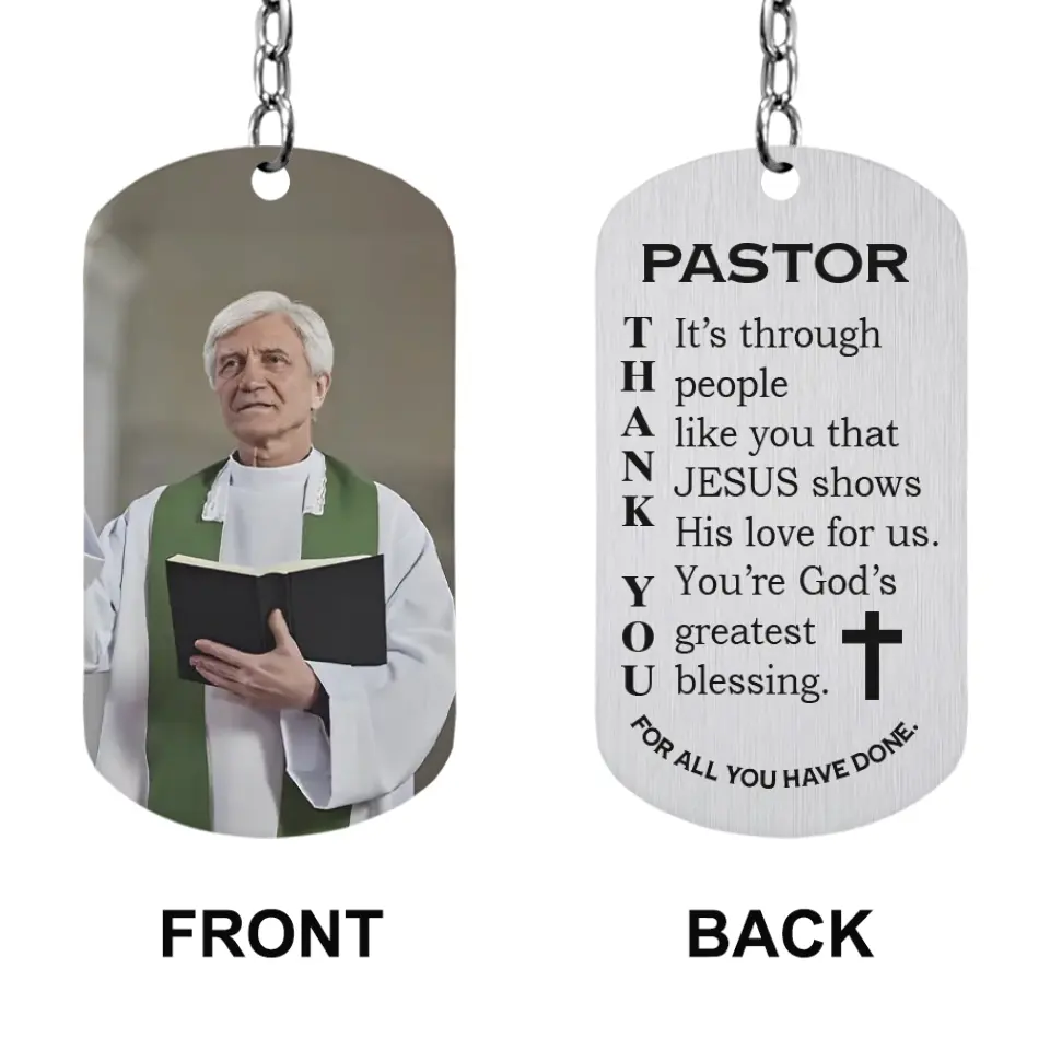 You're God's Greatest Blessings Personalized Stainless Steel Keychain