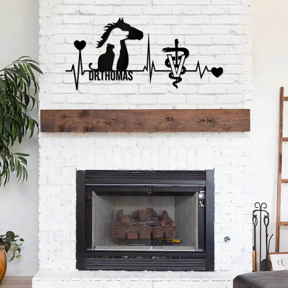 Veterinarians Animals Care - Personalized Metal Sign