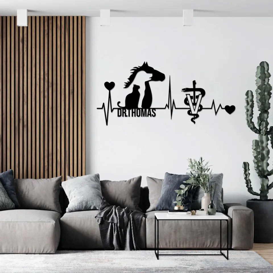 Veterinarians Animals Care - Personalized Metal Sign