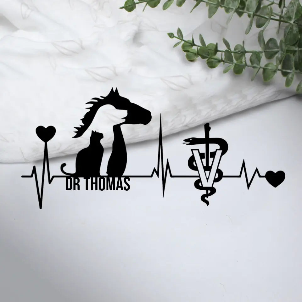 Veterinarians Animals Care - Personalized Metal Sign