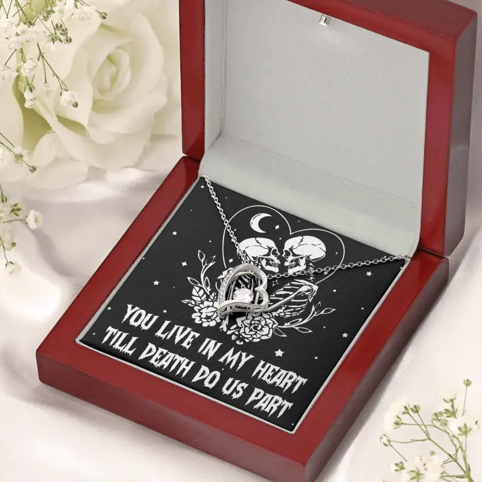 You Live In My Heart Till Death Do Us Apart - Multiple Choice Necklace