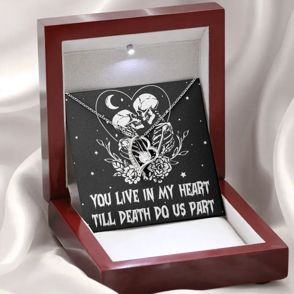 You Live In My Heart Till Death Do Us Apart - Multiple Choice Necklace