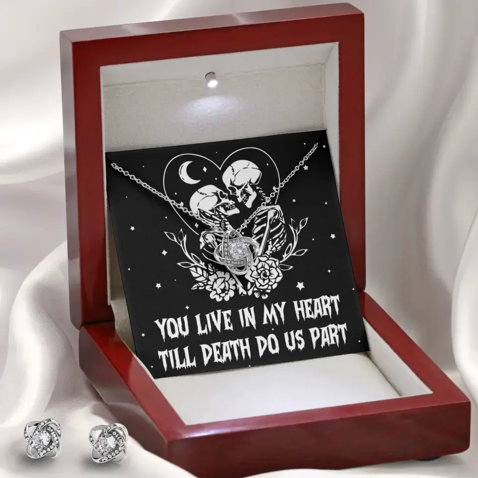 You Live In My Heart Till Death Do Us Apart - Multiple Choice Necklace