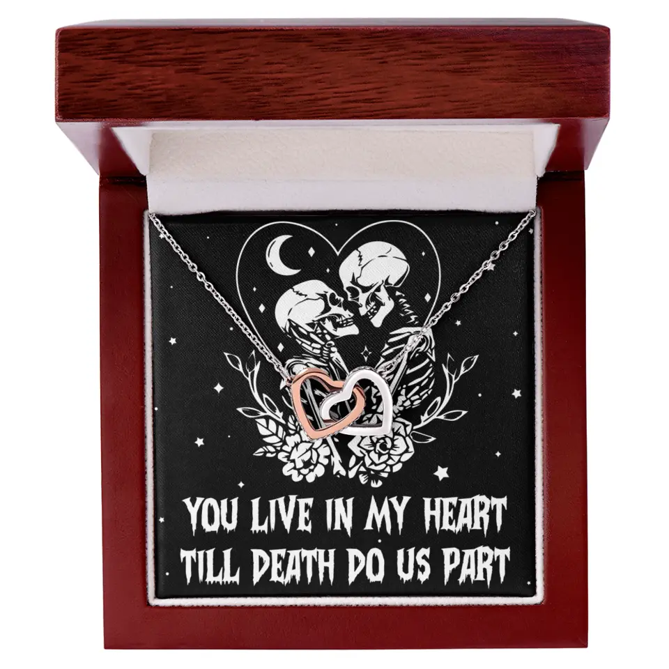 You Live In My Heart Till Death Do Us Apart - Multiple Choice Necklace