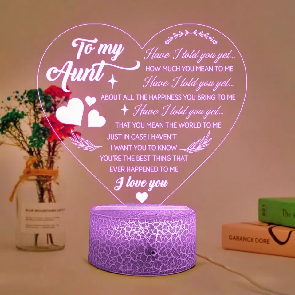 Have I Told You How Much I Love You 3D Led Light