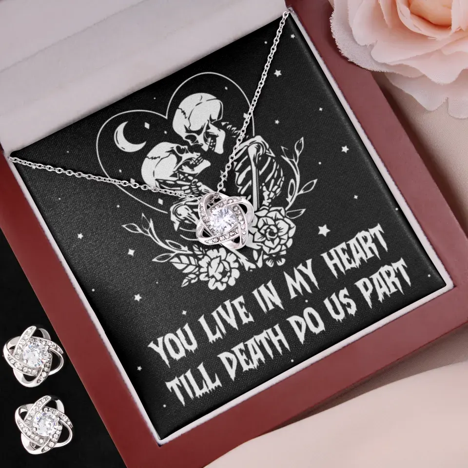 You Live In My Heart Till Death Do Us Apart - Multiple Choice Necklace