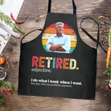 Retired Funny Description - Background Removal Photo - Retirement Gift | 308IHPLNAR971