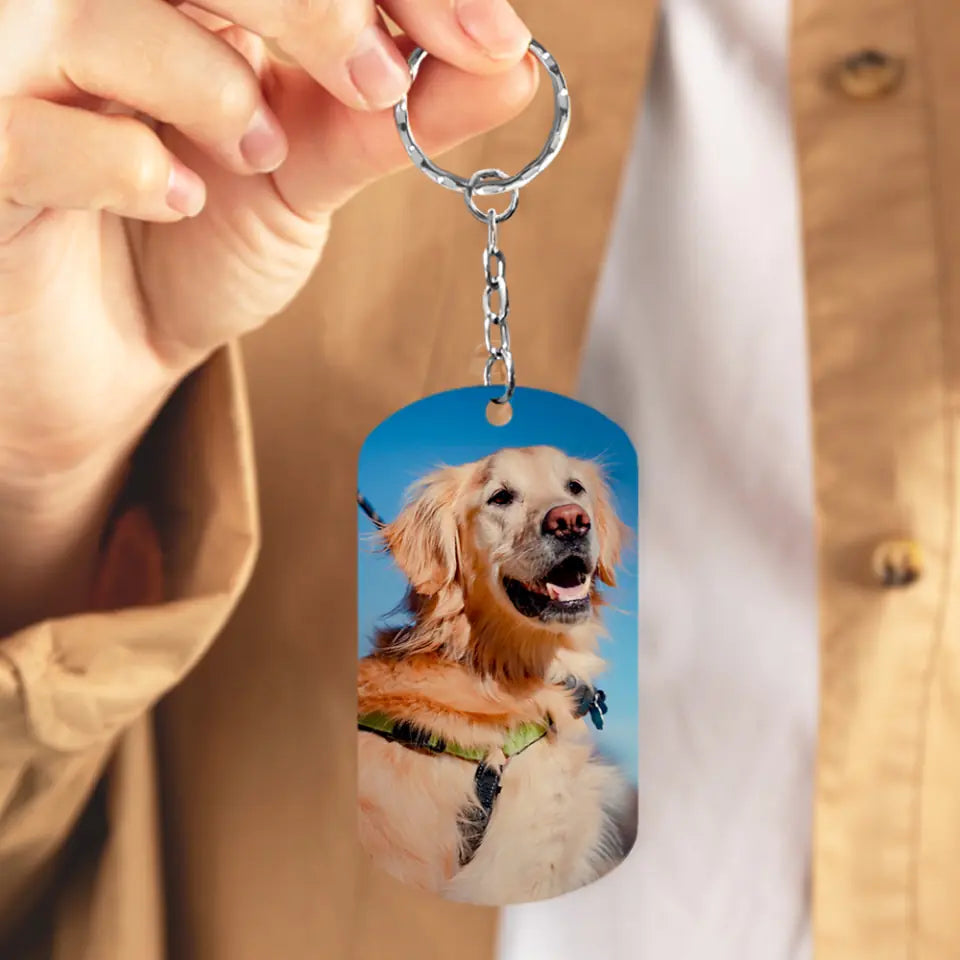 I Loved You Your Whole Life - Personalized Stainless Steel Keychain