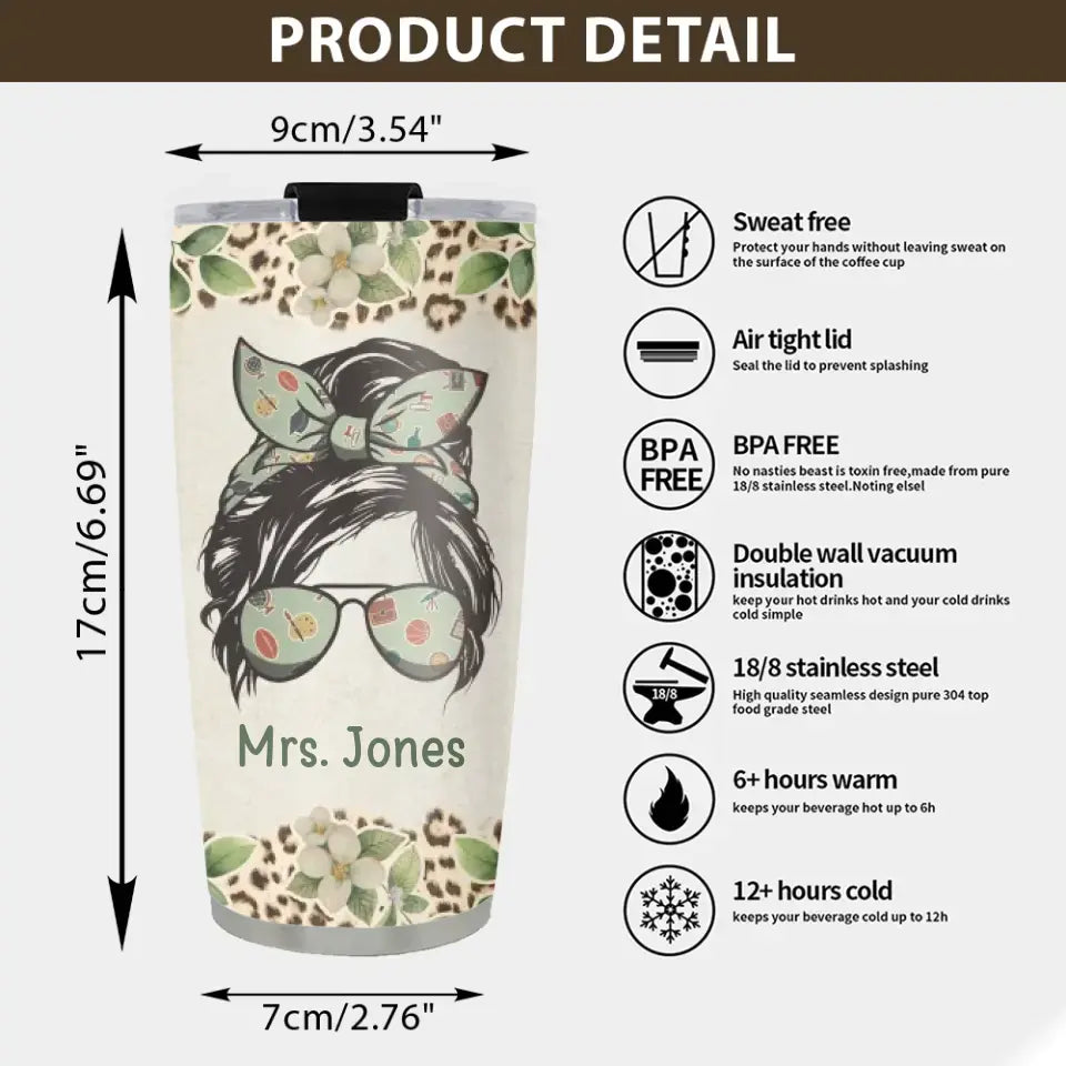 Being A Teacher Is Easy - Personalized 20oz Stainless Steel Tumbler