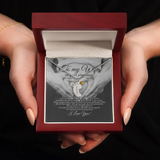 To My Wife On Your Pregnancy - Custom Baby Feet Necklace with Birthstone - Pregnancy Gift | 308IHPLNJE944