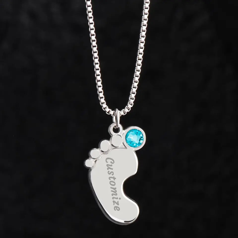 To My Wife On Your Pregnancy Personalized Necklace
