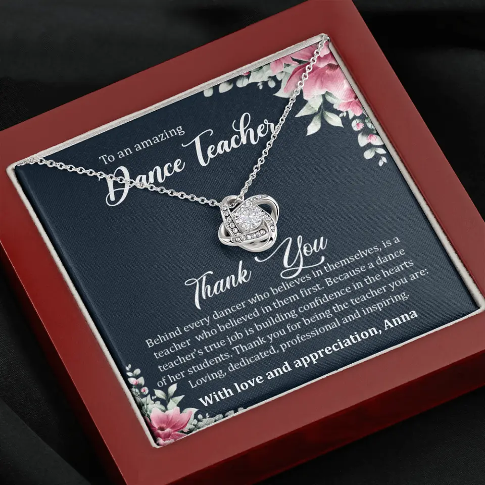 Behind Every Dancer Who Believes In Themselves Personalized Necklace