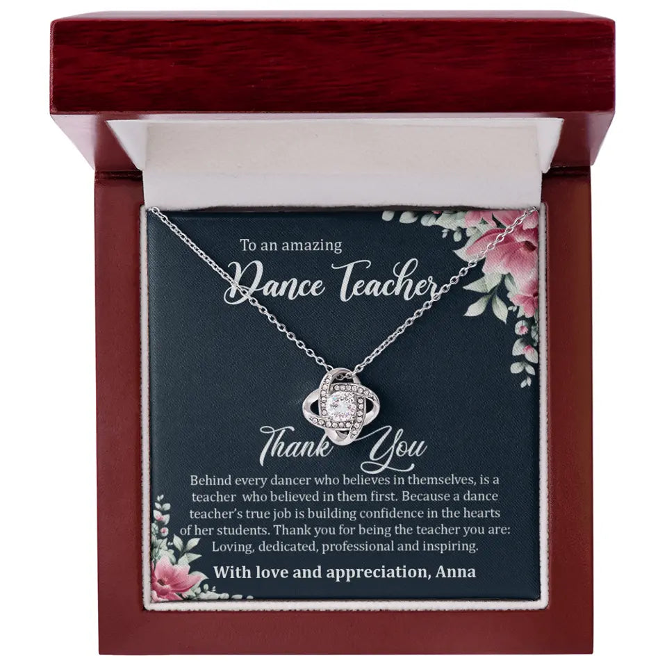 Behind Every Dancer Who Believes In Themselves Personalized Necklace