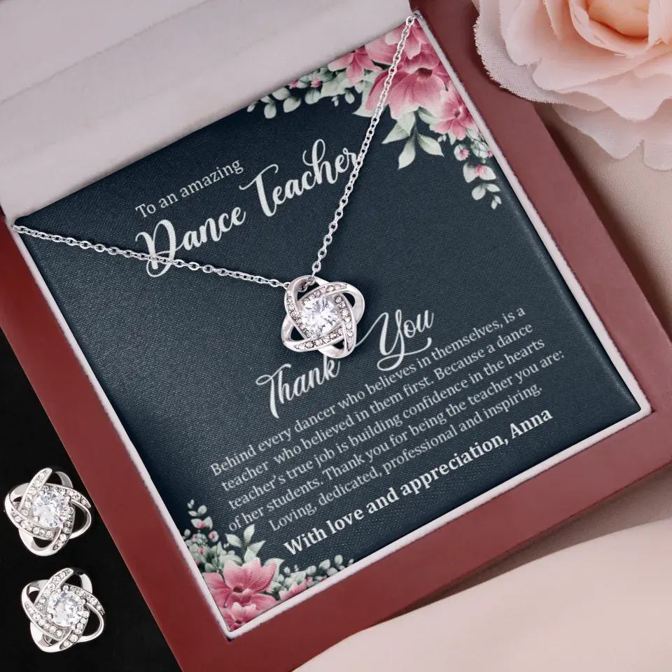 Behind Every Dancer Who Believes In Themselves Personalized Necklace