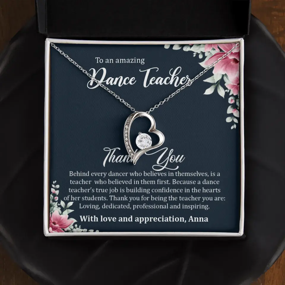 Behind Every Dancer Who Believes In Themselves Personalized Necklace