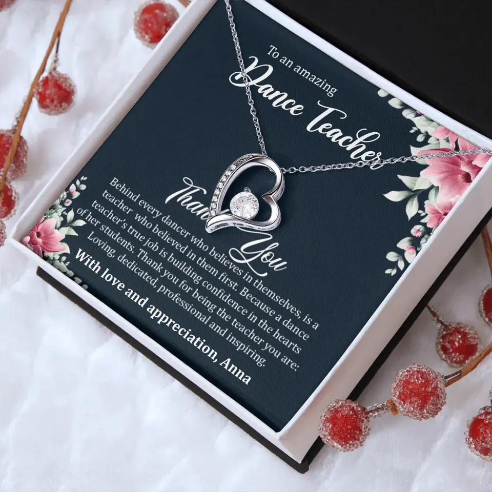 Behind Every Dancer Who Believes In Themselves Personalized Necklace
