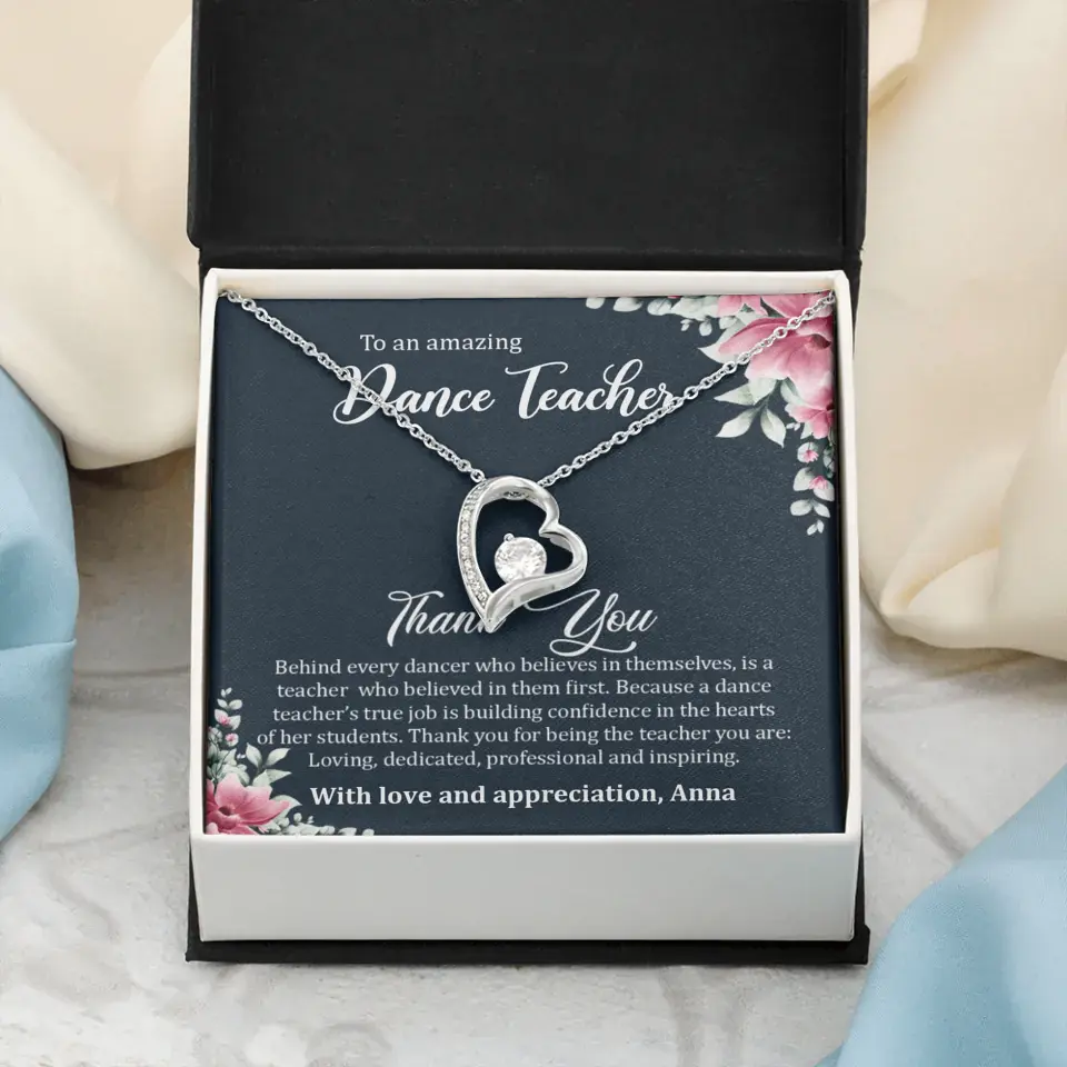 Behind Every Dancer Who Believes In Themselves Personalized Necklace