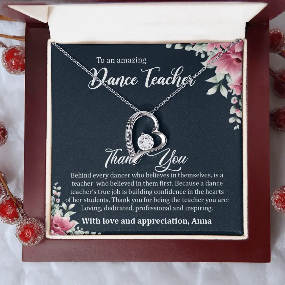 Behind Every Dancer Who Believes In Themselves Personalized Necklace