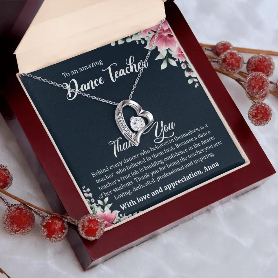 Behind Every Dancer Who Believes In Themselves Personalized Necklace