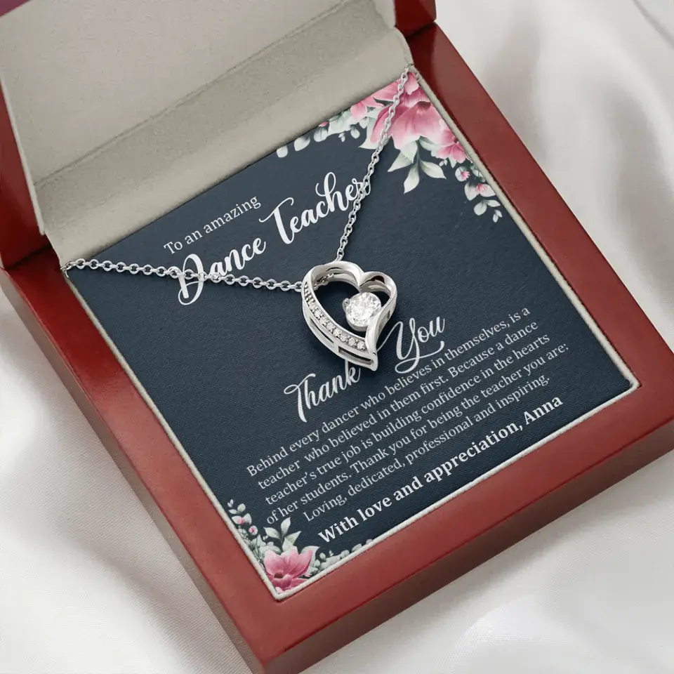 Behind Every Dancer Who Believes In Themselves Personalized Necklace