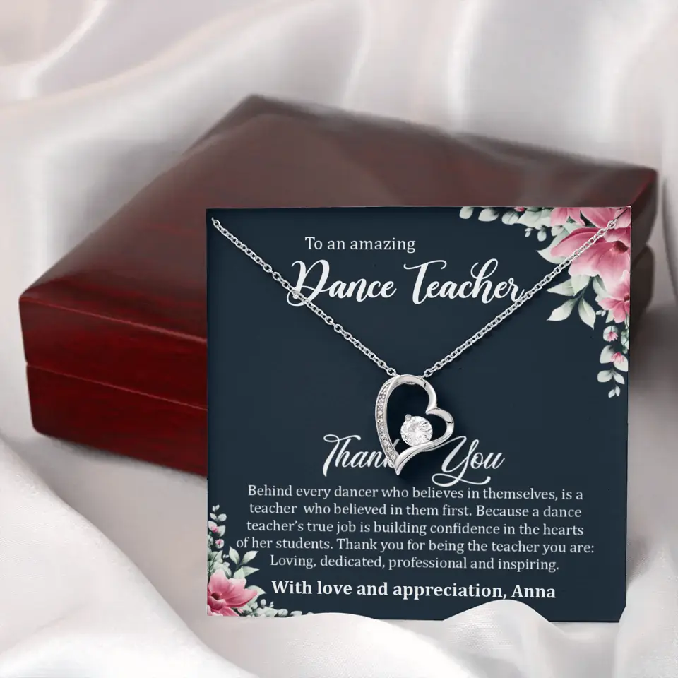 Behind Every Dancer Who Believes In Themselves Personalized Necklace