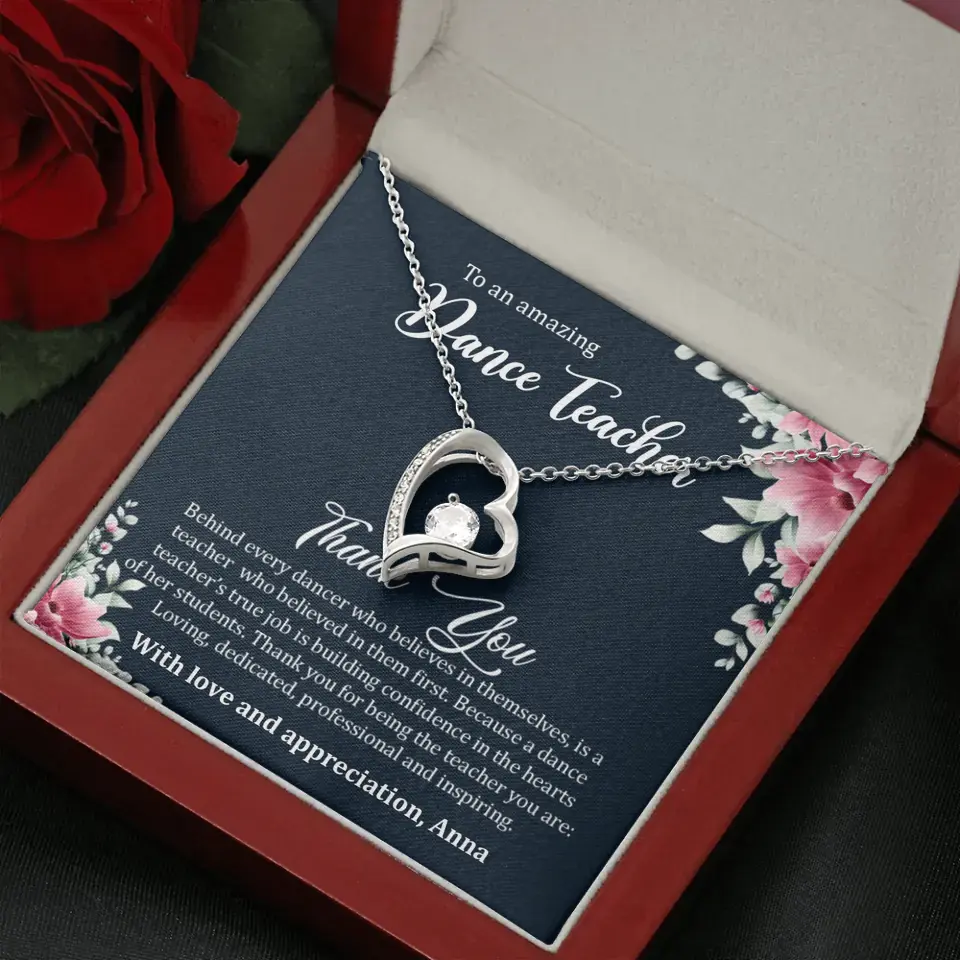 Behind Every Dancer Who Believes In Themselves Personalized Necklace