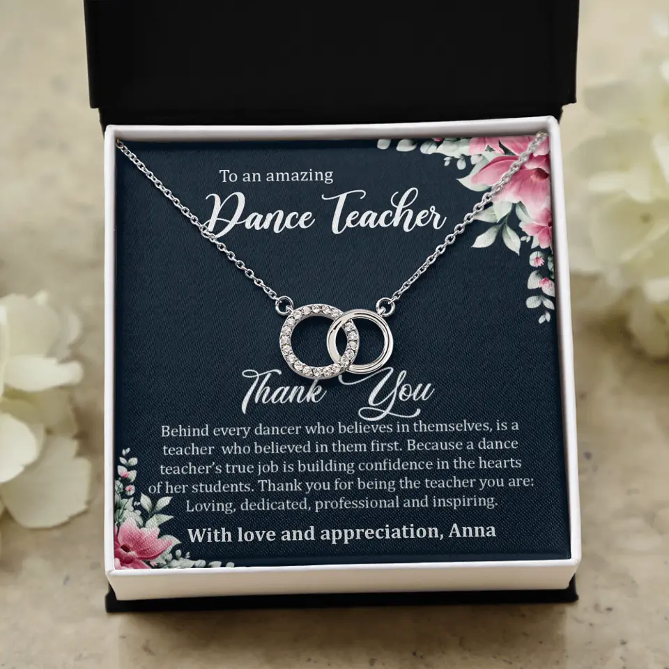 Behind Every Dancer Who Believes In Themselves Personalized Necklace