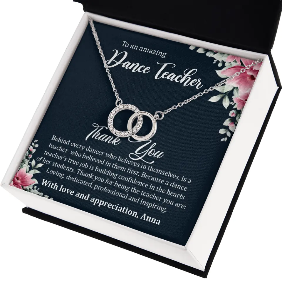 Behind Every Dancer Who Believes In Themselves Personalized Necklace