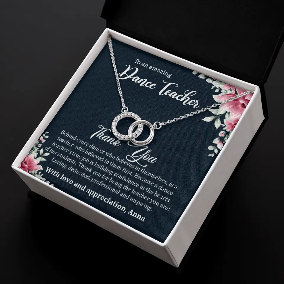 Behind Every Dancer Who Believes In Themselves Personalized Necklace