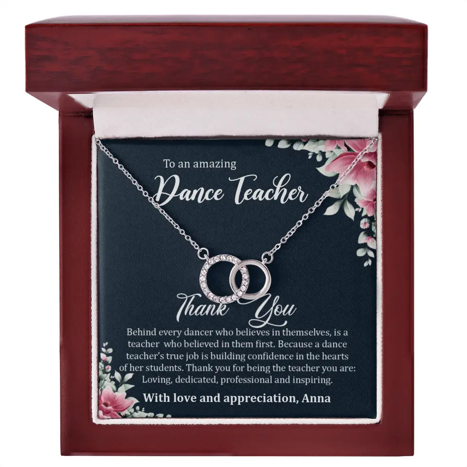 Behind Every Dancer Who Believes In Themselves Personalized Necklace
